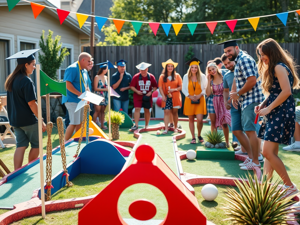 Why choose Mini Golf for your Grad Party?